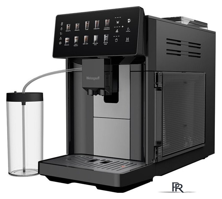 Кофемашина Weissgauff WCM-365 Automatic ColorTouch Cappuccino Nero - Изображение №4 — Интернет-магазин ПроЗаказ