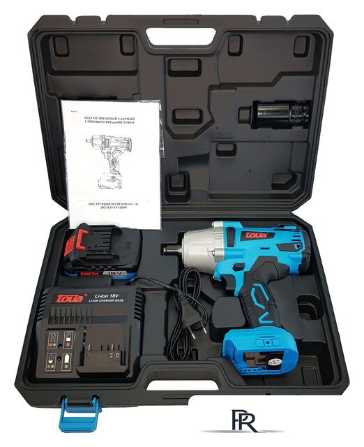 Гайковерт Toua DBLW180B-1 (с 1-м АКБ, кейс) - Изображение №4 — Интернет-магазин ПроЗаказ