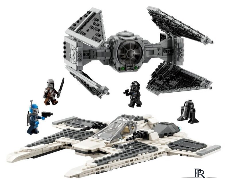 Конструктор LEGO Star Wars 75348 Мандалорский истребитель-клык против TIE Interceptor - Изображение №2 — Интернет-магазин ПроЗаказ