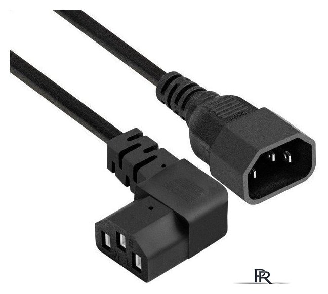 Кабель ExeGate EC-1.8P-C13(У)-C14/3x0.5Cu (1.8 м, черный) - Изображение №2 — Интернет-магазин ПроЗаказ