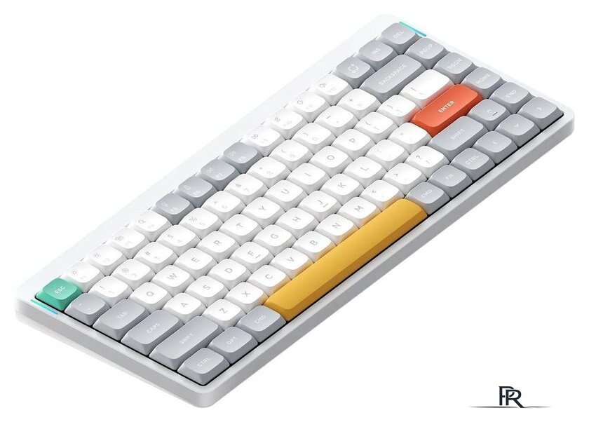 Клавиатура NuPhy Air75 V2 Ionic White (NuPhy Low Profile Cowberry, нет кириллицы) - Изображение №1 — Интернет-магазин ПроЗаказ