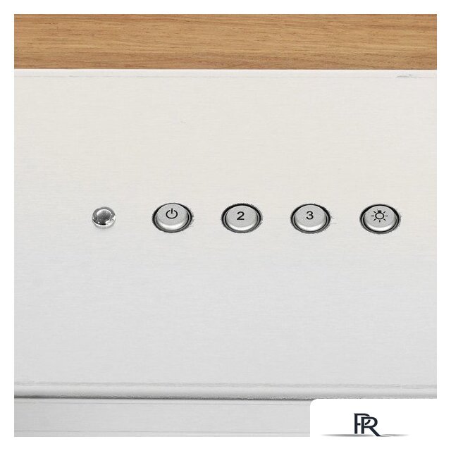 Кухонная вытяжка Elikor Фарм 90H-650-E3D (нержавеющая сталь/дуб неокрашенный) - Изображение №3 — Интернет-магазин ПроЗаказ