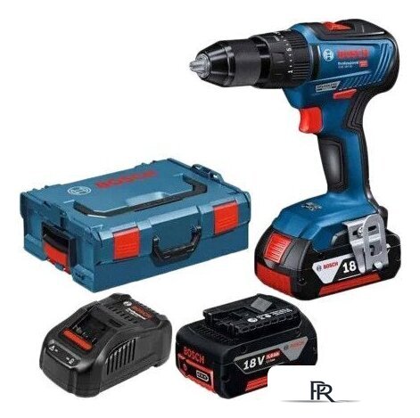 Ударная дрель-шуруповерт Bosch GSB 18V-50 Professional 06019H5101 (с 2-мя АКБ 5 Ач, кейс) - Изображение №1 — Интернет-магазин ПроЗаказ