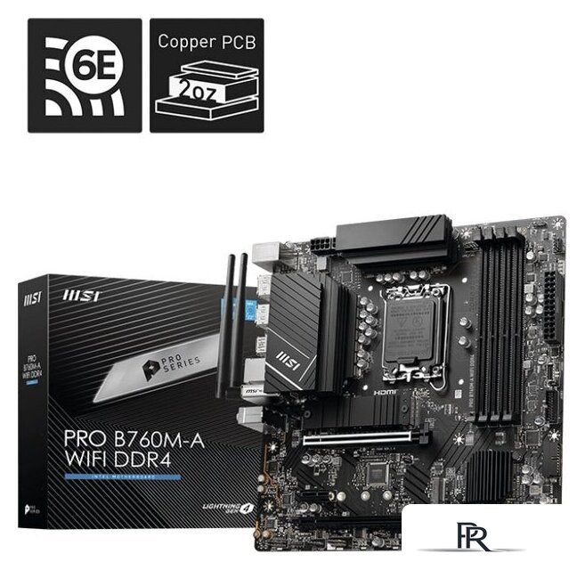 Материнская плата MSI Pro B760M-A WiFi DDR4 - Изображение №6 — Интернет-магазин ПроЗаказ
