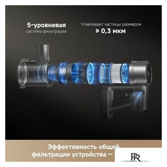 Пылесос Dreame R20 CE VRV60F (евровилка, серый) - Изображение №9 — Интернет-магазин ПроЗаказ