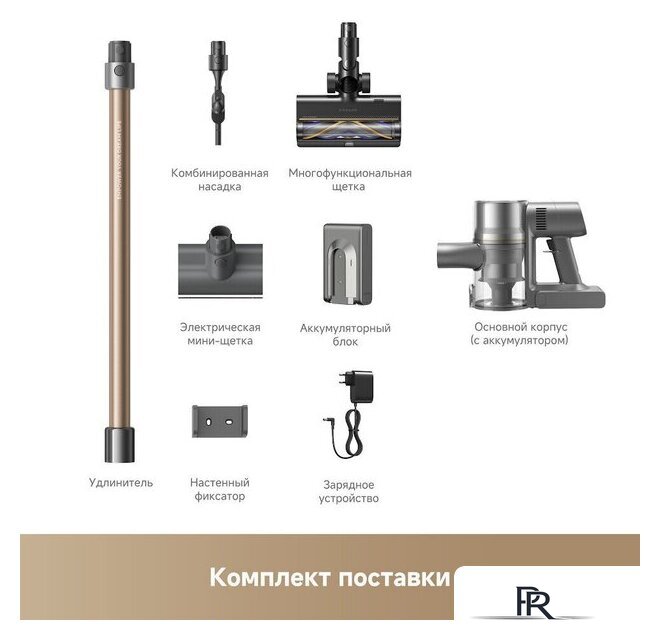 Пылесос Dreame R20 CE VRV60F (евровилка, серый) - Изображение №7 — Интернет-магазин ПроЗаказ