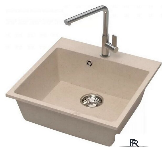 Кухонная мойка MARRBAXX Карельский камень модель 44/Q2 F044Q002 (бежевый) - Изображение №2 — Интернет-магазин ПроЗаказ