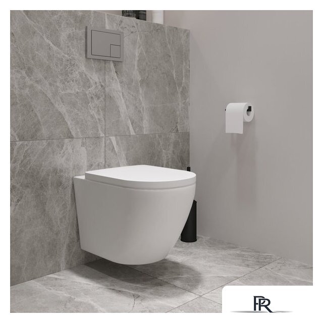 Унитаз подвесной Lauter Vortex 2110830 + GROHE Rapid SL 38772001 с кнопкой (прямоугольная, хром) - Изображение №11 — Интернет-магазин ПроЗаказ