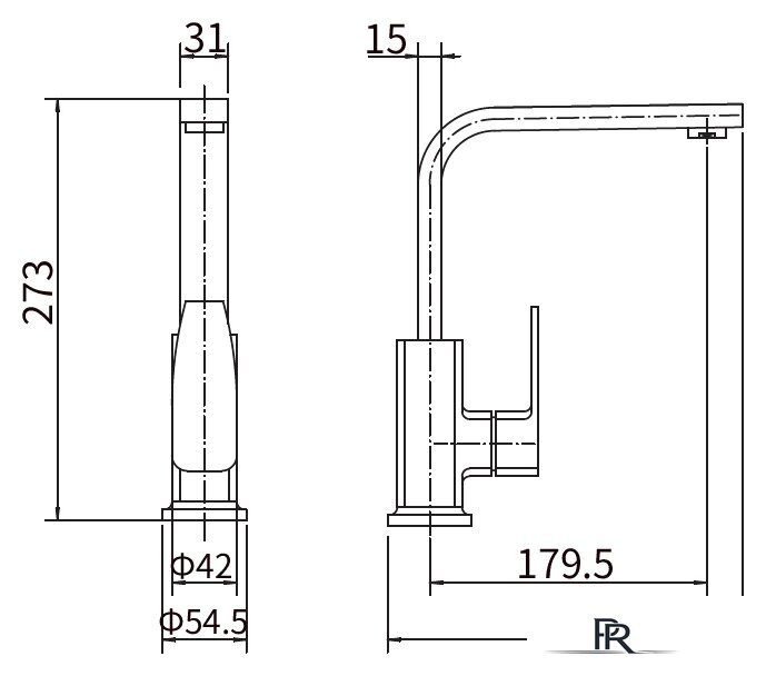 Смеситель Fashun A54010-7 - Изображение №2 — Интернет-магазин ПроЗаказ