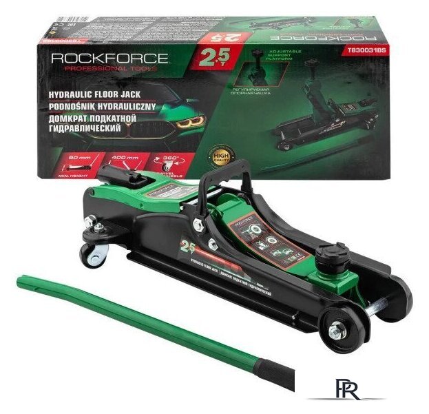 Подкатной домкрат RockForce RF-T830031BS 2.5т - Изображение №1 — Интернет-магазин ПроЗаказ