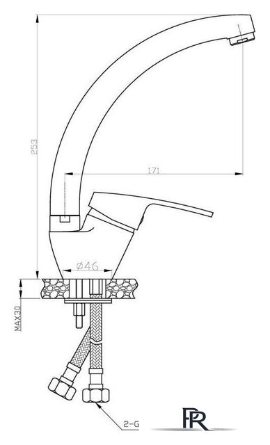 Смеситель AV Engineering AVFCB4-A151-202 - Изображение №4 — Интернет-магазин ПроЗаказ