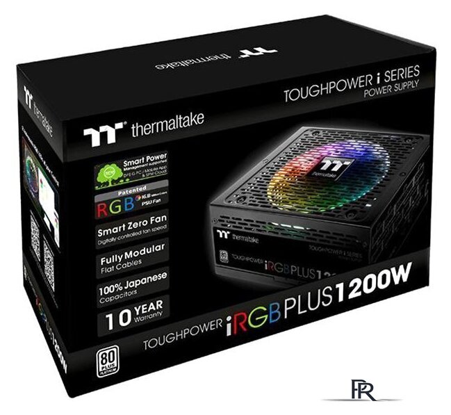 Блок питания Thermaltake Toughpower iRGB PLUS 1200W Platinum TT Premium Edition - Изображение №9 — Интернет-магазин ПроЗаказ