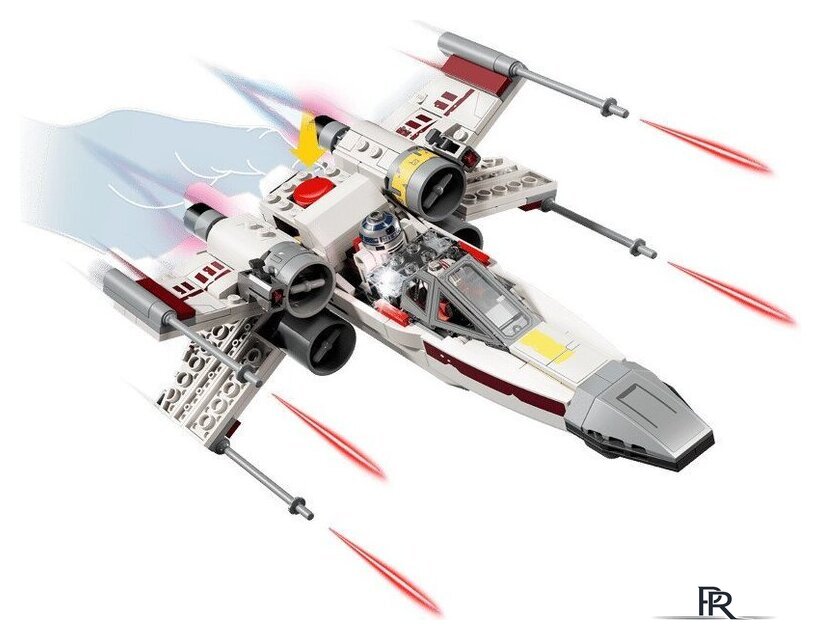 Конструктор LEGO Star Wars 75423 Smart Play Luke's Red Five X-Wing - Изображение №9 — Интернет-магазин ПроЗаказ