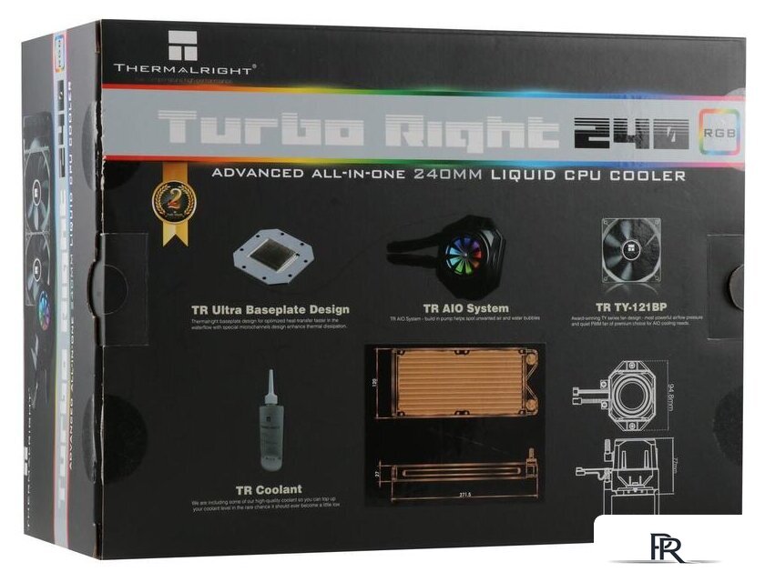 Система жидкостного охлаждения для процессора Thermalright Turbo Right 240 C - Изображение №8 — Интернет-магазин ПроЗаказ