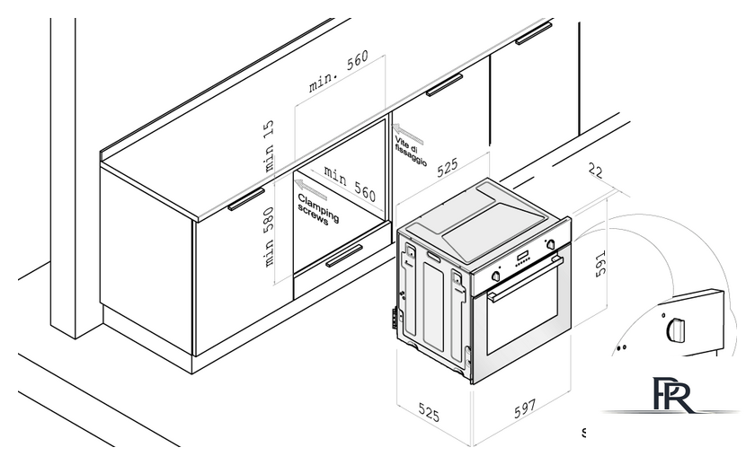 Газовый духовой шкаф Korting OGG 771 CFX - Изображение №4 — Интернет-магазин ПроЗаказ