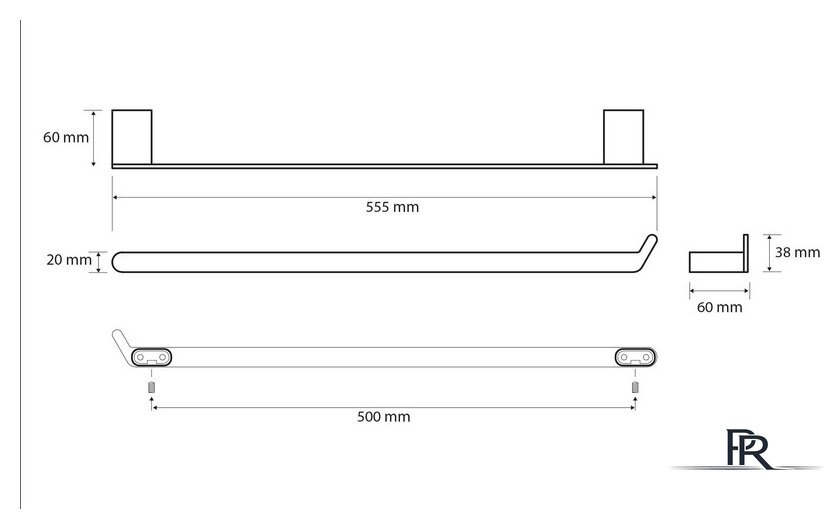 Держатель для полотенца Bemeta Organic 157104361 - Изображение №2 — Интернет-магазин ПроЗаказ