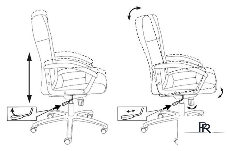 Офисное кресло Бюрократ T-9908AXSN-AB - Изображение №2 — Интернет-магазин ПроЗаказ