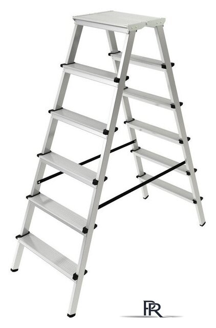 Лестница-стремянка Новая высота NV 212 с увеличенной площадкой 2x6 ступеней - Изображение №2 — Интернет-магазин ПроЗаказ