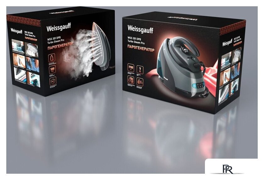 Утюг Weissgauff WSS 301 DPB Turbo Steam Pro - Изображение №22 — Интернет-магазин ПроЗаказ