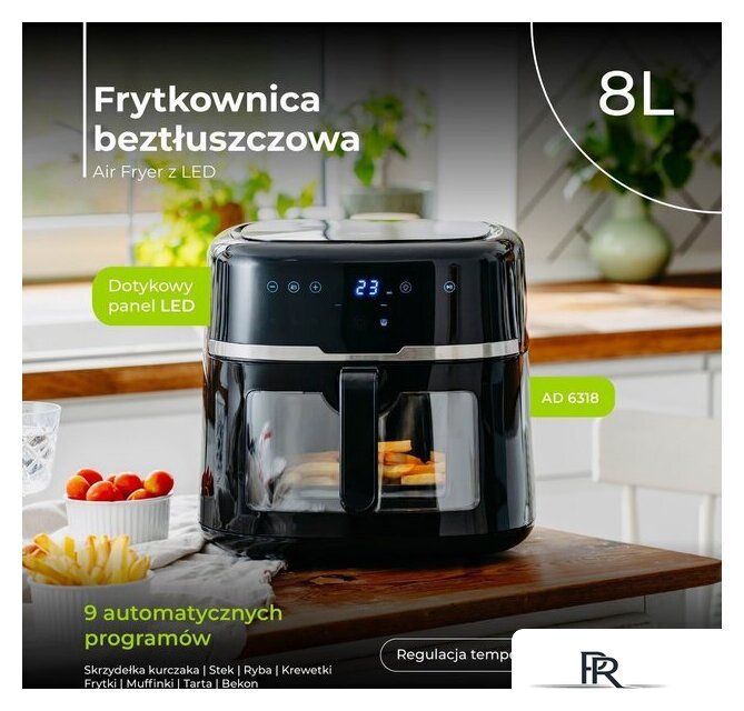 Аэрогриль (аэрофритюрница) Adler AD 6318 - Изображение №10 — Интернет-магазин ПроЗаказ
