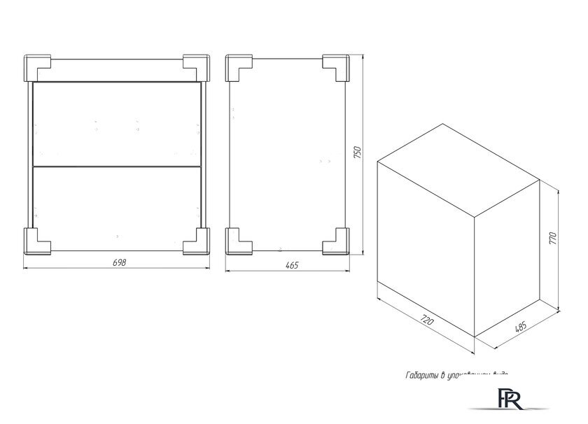  Briz Тумба напольная Риччи 70 с умывальником Фостер - Изображение №11 — Интернет-магазин ПроЗаказ