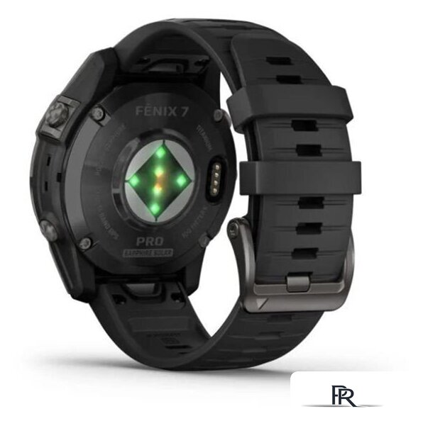 Умные часы Garmin Fenix 7 Pro Sapphire Solar (карбоново-серый титан/черный) - Изображение №12 — Интернет-магазин ПроЗаказ