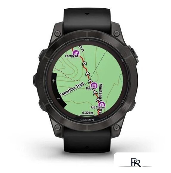 Умные часы Garmin Fenix 7 Pro Sapphire Solar (карбоново-серый титан/черный) - Изображение №4 — Интернет-магазин ПроЗаказ