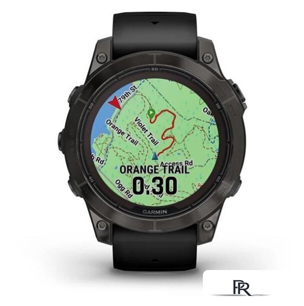 Умные часы Garmin Fenix 7 Pro Sapphire Solar (карбоново-серый титан/черный) - Изображение №7 — Интернет-магазин ПроЗаказ