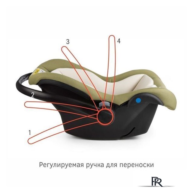 Детское автокресло Siger Дафни (оливковый) - Изображение №5 — Интернет-магазин ПроЗаказ