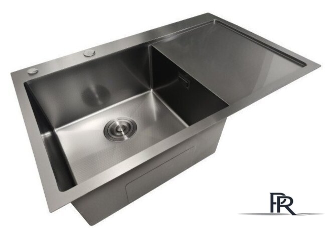 Кухонная мойка Stellar Decor S6550NB-L-D (нано черный) - Изображение №8 — Интернет-магазин ПроЗаказ