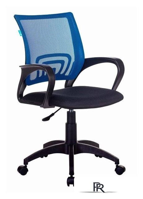 Офисное кресло Бюрократ CH-695NLT (синий TW-05/черный TW-11) - Изображение №8 — Интернет-магазин ПроЗаказ