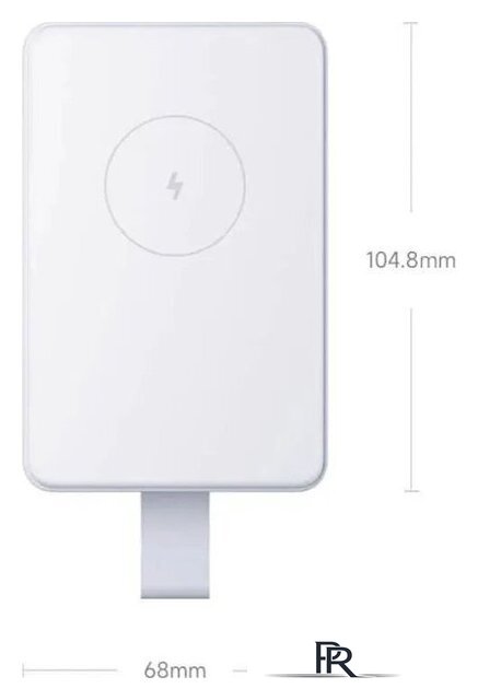 Внешний аккумулятор Xiaomi Magnetic Power Bank WPB0620MI 6000mAh (бежевый, международная версия) - Изображение №6 — Интернет-магазин ПроЗаказ