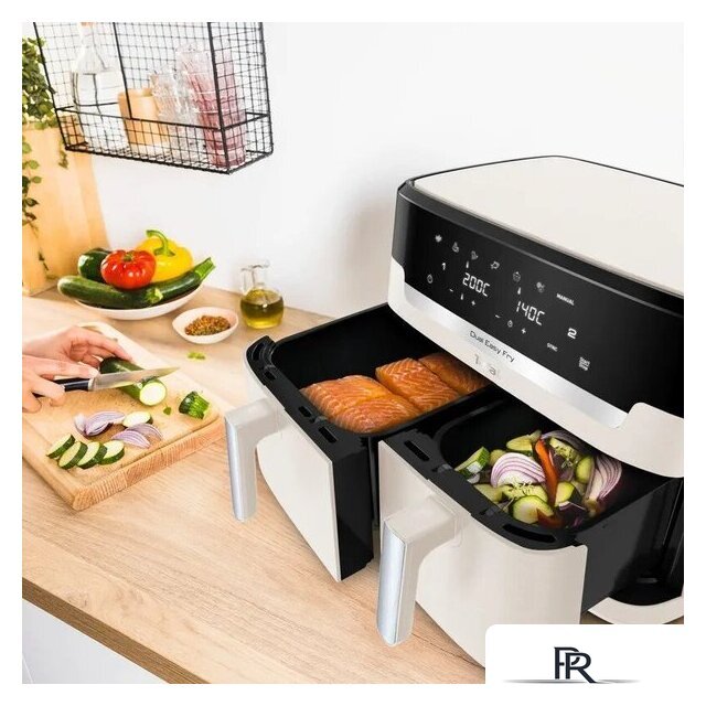 Аэрогриль (аэрофритюрница) Tefal Dual Easy Fry EY942AE0 - Изображение №5 — Интернет-магазин ПроЗаказ