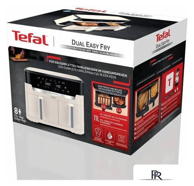 Аэрогриль (аэрофритюрница) Tefal Dual Easy Fry EY942AE0 - Изображение №4 — Интернет-магазин ПроЗаказ