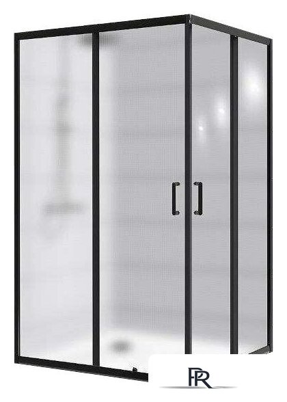 Душевой уголок BelBagno UNO-195-AH-2-120/90-P-NERO - Изображение №1 — Интернет-магазин ПроЗаказ