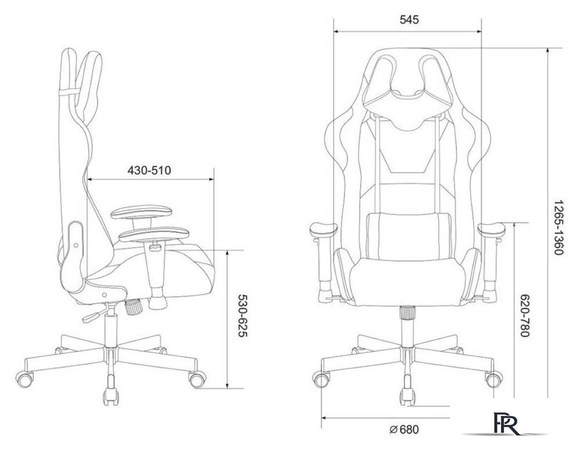 Кресло Бюрократ VIKING KNIGHT LT20 (черный) - Изображение №15 — Интернет-магазин ПроЗаказ
