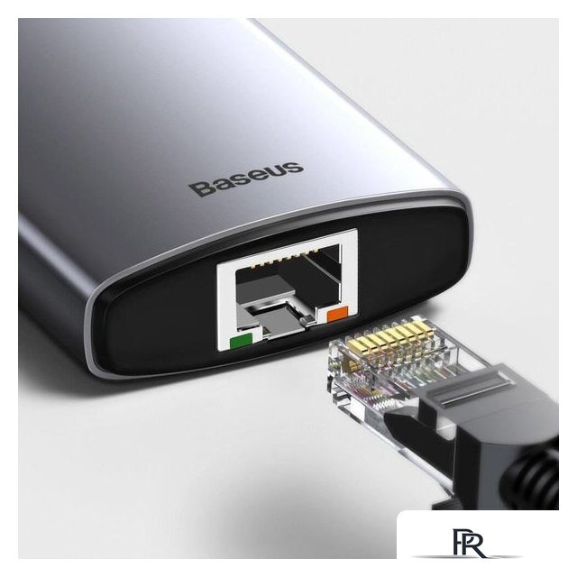 Док-станция Baseus Metal Gleam Series 8-in-1 Multifunctional Type-C HUB Docking Station CAHUB-CV0G - Изображение №14 — Интернет-магазин ПроЗаказ