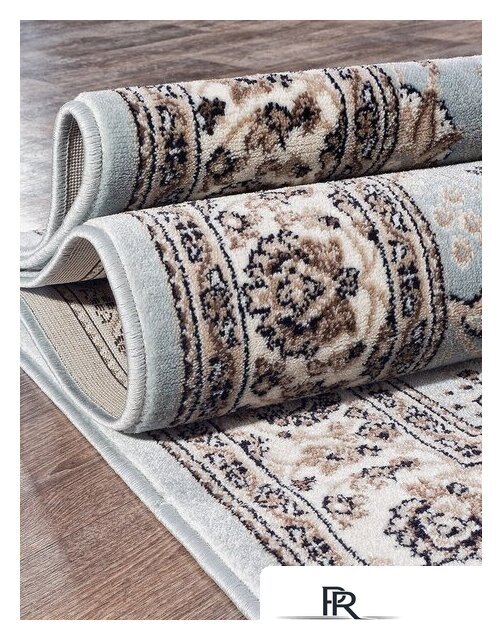 Ковер для жилой комнаты Merinos Valencia Deluxe d251-STAN-L.BLUE-BROWN (2х3) - Изображение №2 — Интернет-магазин ПроЗаказ