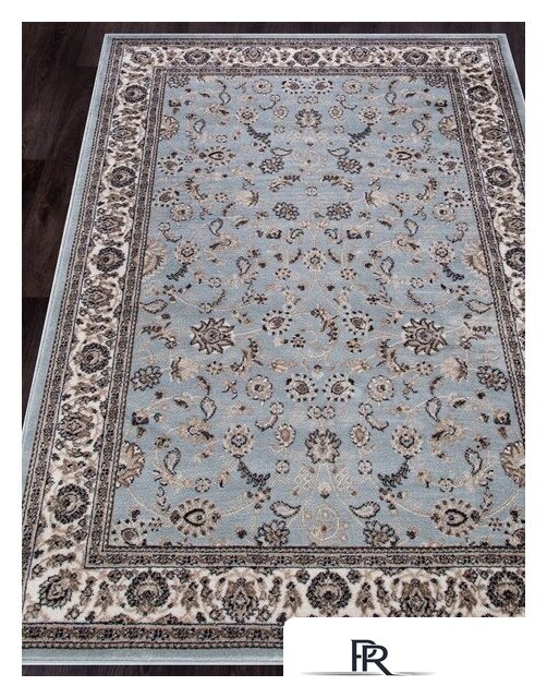 Ковер для жилой комнаты Merinos Valencia Deluxe d251-STAN-L.BLUE-BROWN (2х3) - Изображение №3 — Интернет-магазин ПроЗаказ