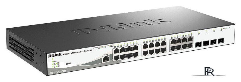 Управляемый коммутатор 2-го уровня D-Link DGS-1210-28P/ME/B2A - Изображение №1 — Интернет-магазин ПроЗаказ
