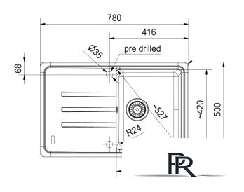 Кухонная мойка Franke BSG 611-78L 114.0683.322 (графит) - Изображение №3 — Интернет-магазин ПроЗаказ