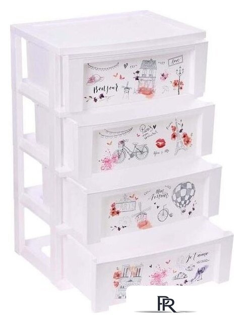 Комод Berossi Bongo 4-секционный АС20901030 (Париж, снежно-белый) - Изображение №2 — Интернет-магазин ПроЗаказ