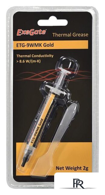 Термопаста ExeGate ETG-9WMK Gold EX282342RUS (2 г.) - Изображение №2 — Интернет-магазин ПроЗаказ