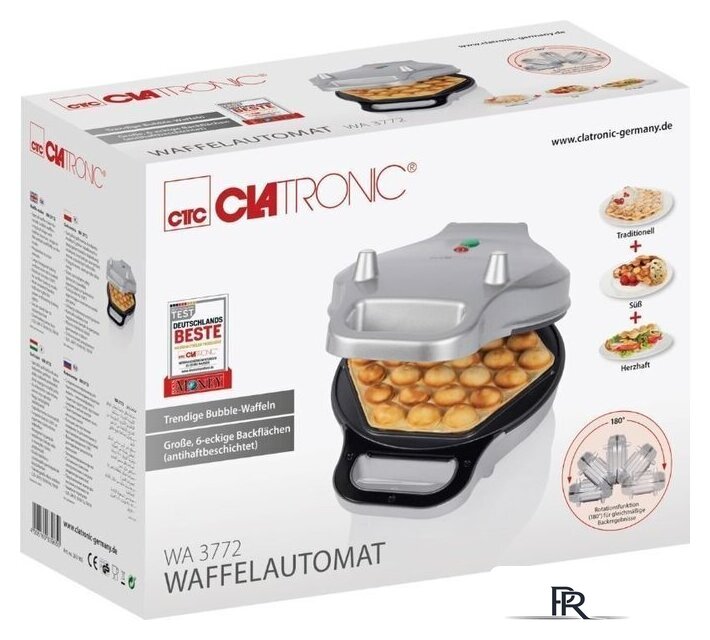 Вафельница Clatronic WA 3772 - Изображение №5 — Интернет-магазин ПроЗаказ