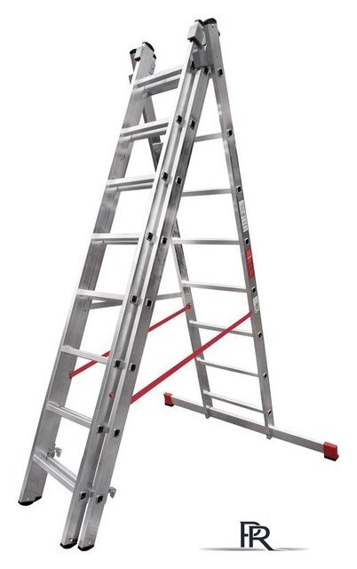 Лестница-стремянка Новая высота NV 323 трёхсекционная профессиональная 3x8 ступеней - Изображение №4 — Интернет-магазин ПроЗаказ
