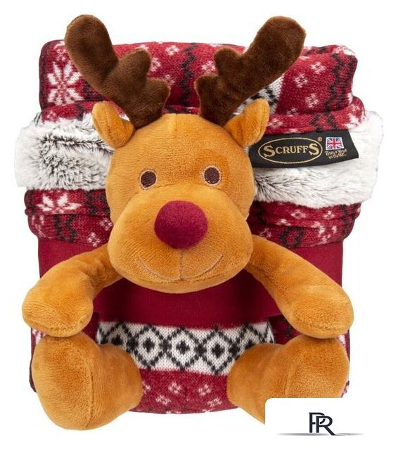 Коврик (подстилка) Scruffs с игрушкой 939342 (бело-красный) - Изображение №1 — Интернет-магазин ПроЗаказ