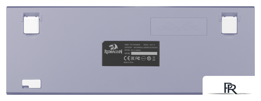 Клавиатура Redragon Fizz (серый/белый) - Изображение №8 — Интернет-магазин ПроЗаказ