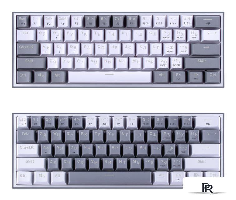 Клавиатура Redragon Fizz (серый/белый) - Изображение №6 — Интернет-магазин ПроЗаказ