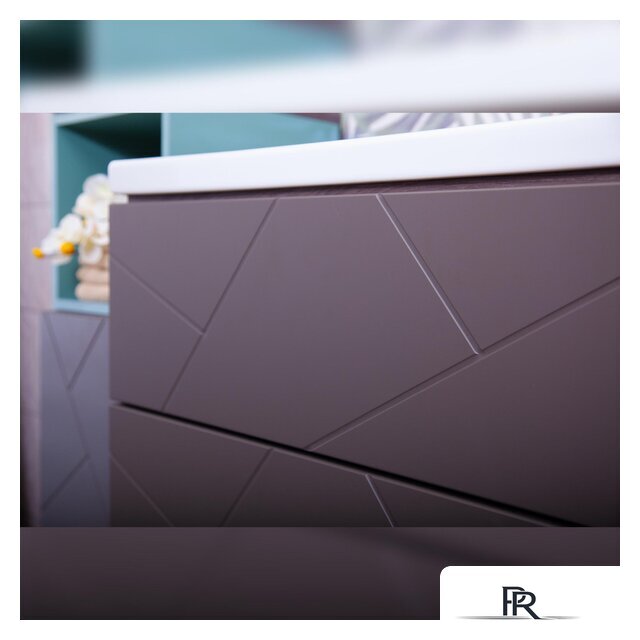  Бриклаер Тумба под умывальник Кристалл 70 (ясень анкор темный/софт графит) - Изображение №2 — Интернет-магазин ПроЗаказ