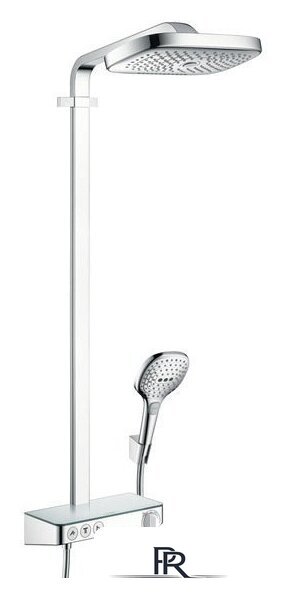 Душевая система  Hansgrohe Raindance Select E 300 3jet Showerpipe [27127000] - Изображение №1 — Интернет-магазин ПроЗаказ